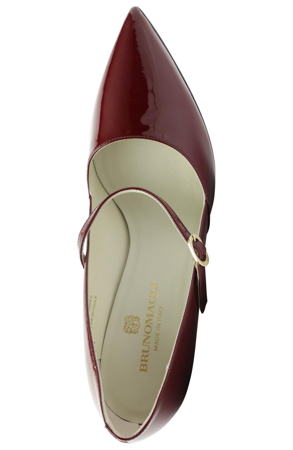 Bruno Magli Heels | Women Gemma Mary-Jane Leather Pump - Bordeaux Patent