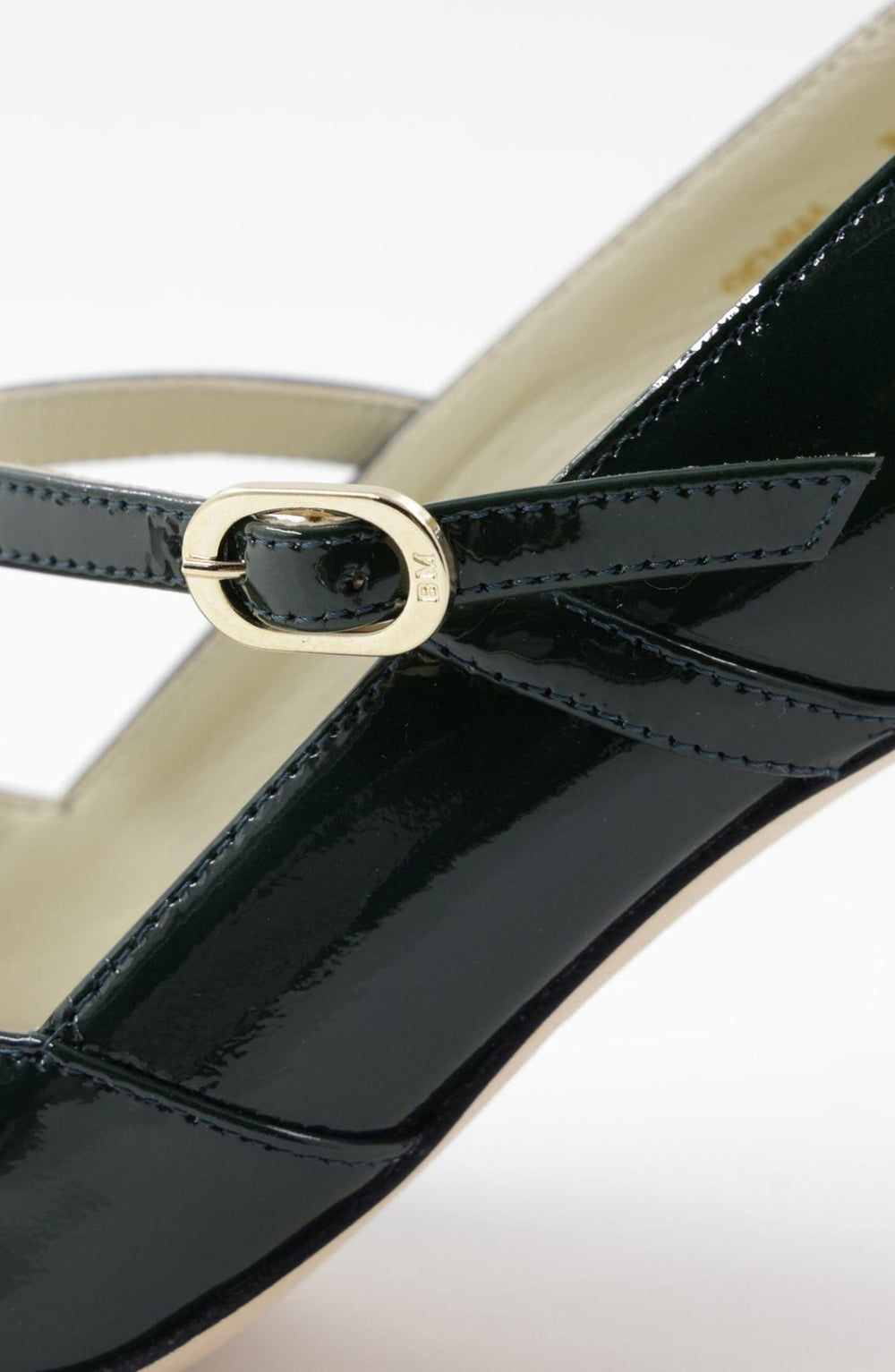 Bruno Magli Heels | Women Gemma Mary-Jane Leather Pump - Emerald Patent