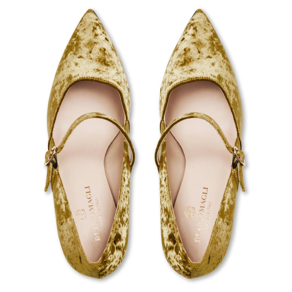 Bruno Magli Heels | Women Gemma Mary Jane Pump - Olive Velvet