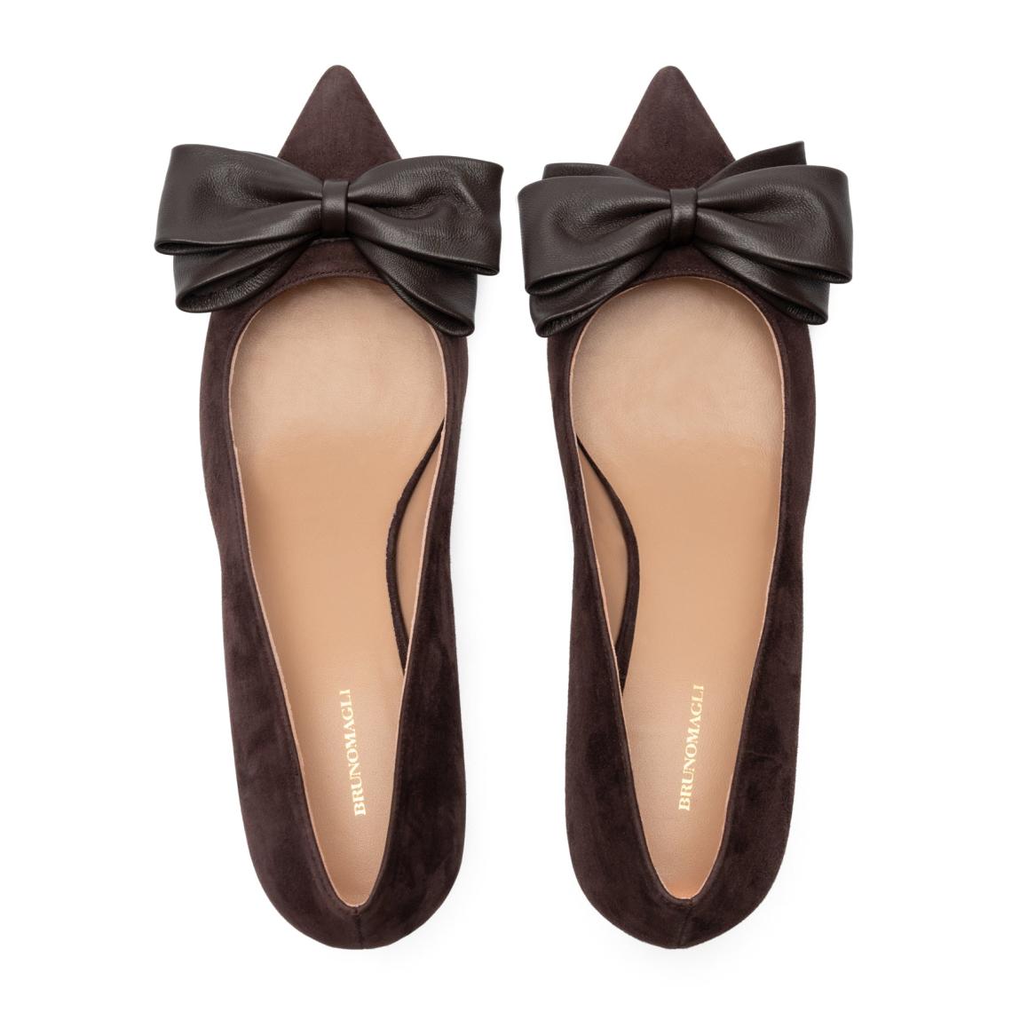 Bruno Magli Heels | Women Nadia Pump Brown Suede