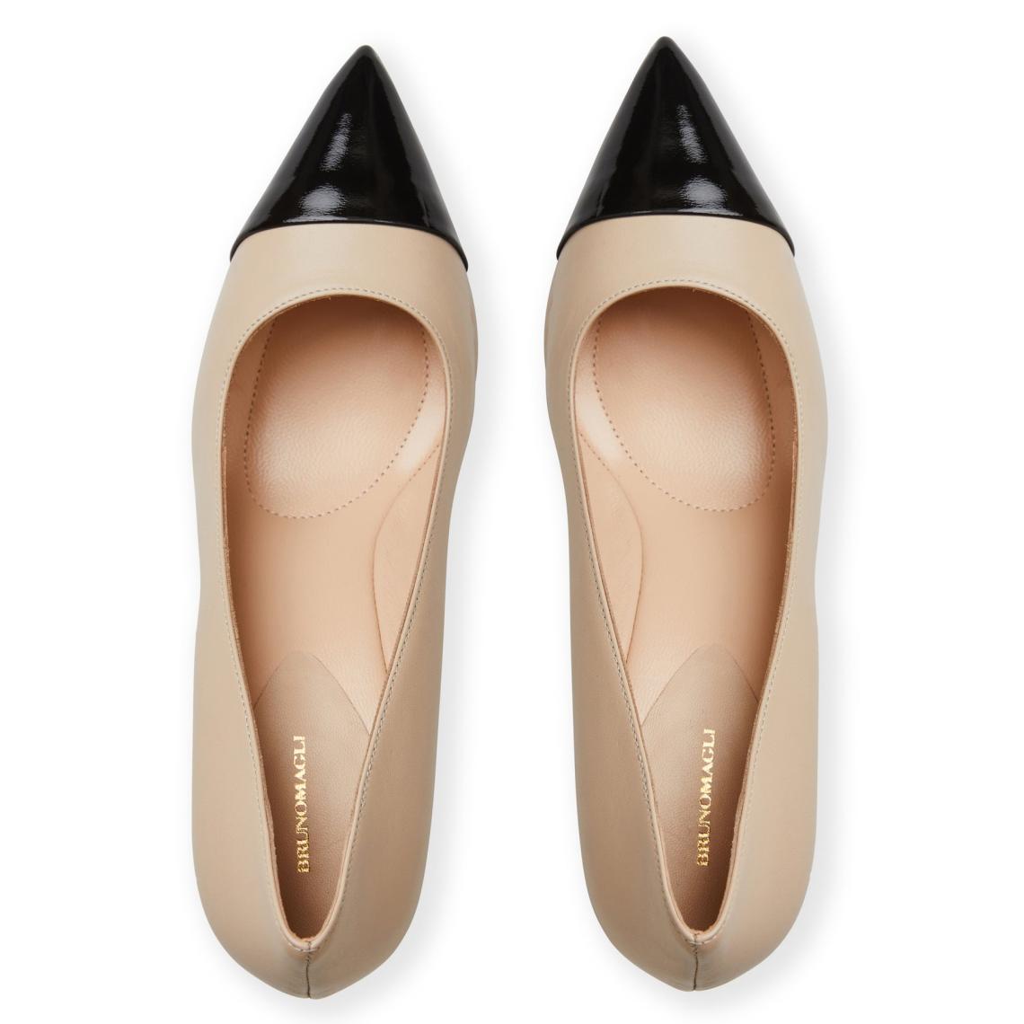 Bruno Magli Heels | Women TARA Pump CREAM/BLACK PATENT