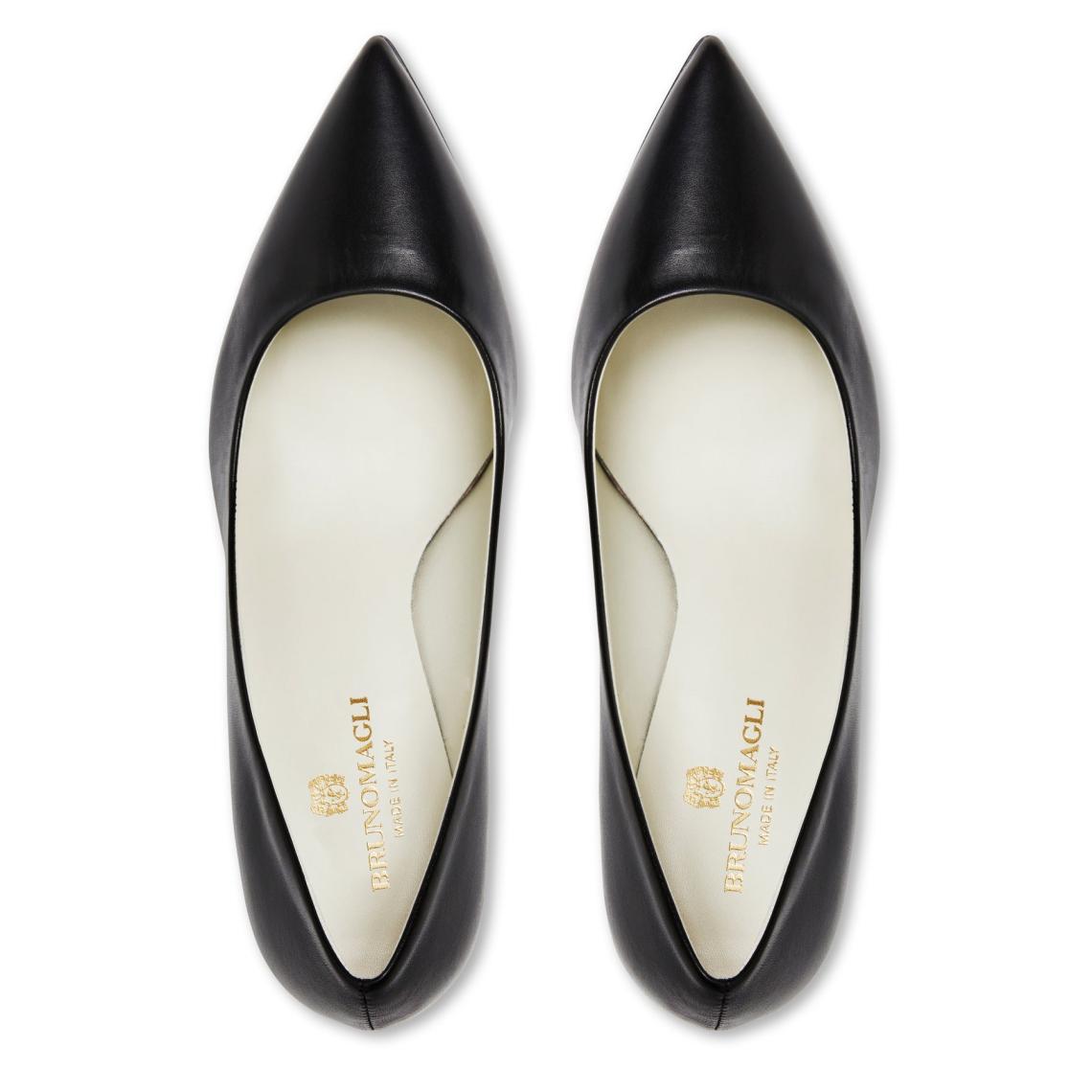 Bruno Magli Heels | Women Telma Leather Pointed-Toe Pump - Black
