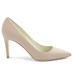 Bruno Magli Heels | Women Telma Leather Pointed-Toe Pump-Natural
