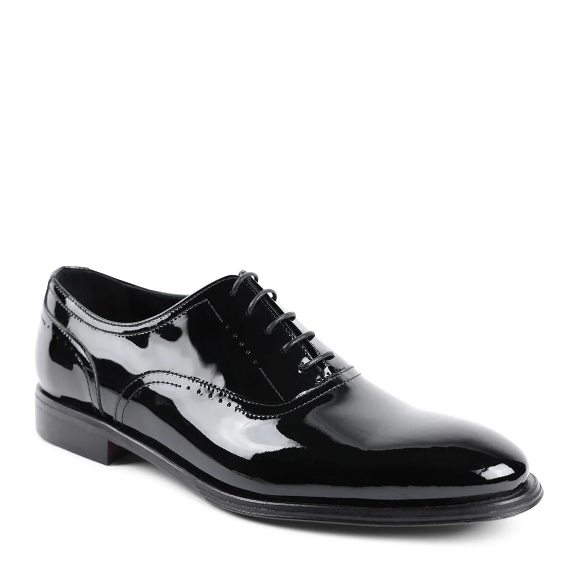 Bruno Magli Lace-ups &amp; Oxfords | Men Arno Sera Plain-Toe Balmoral Oxford - Black Patent