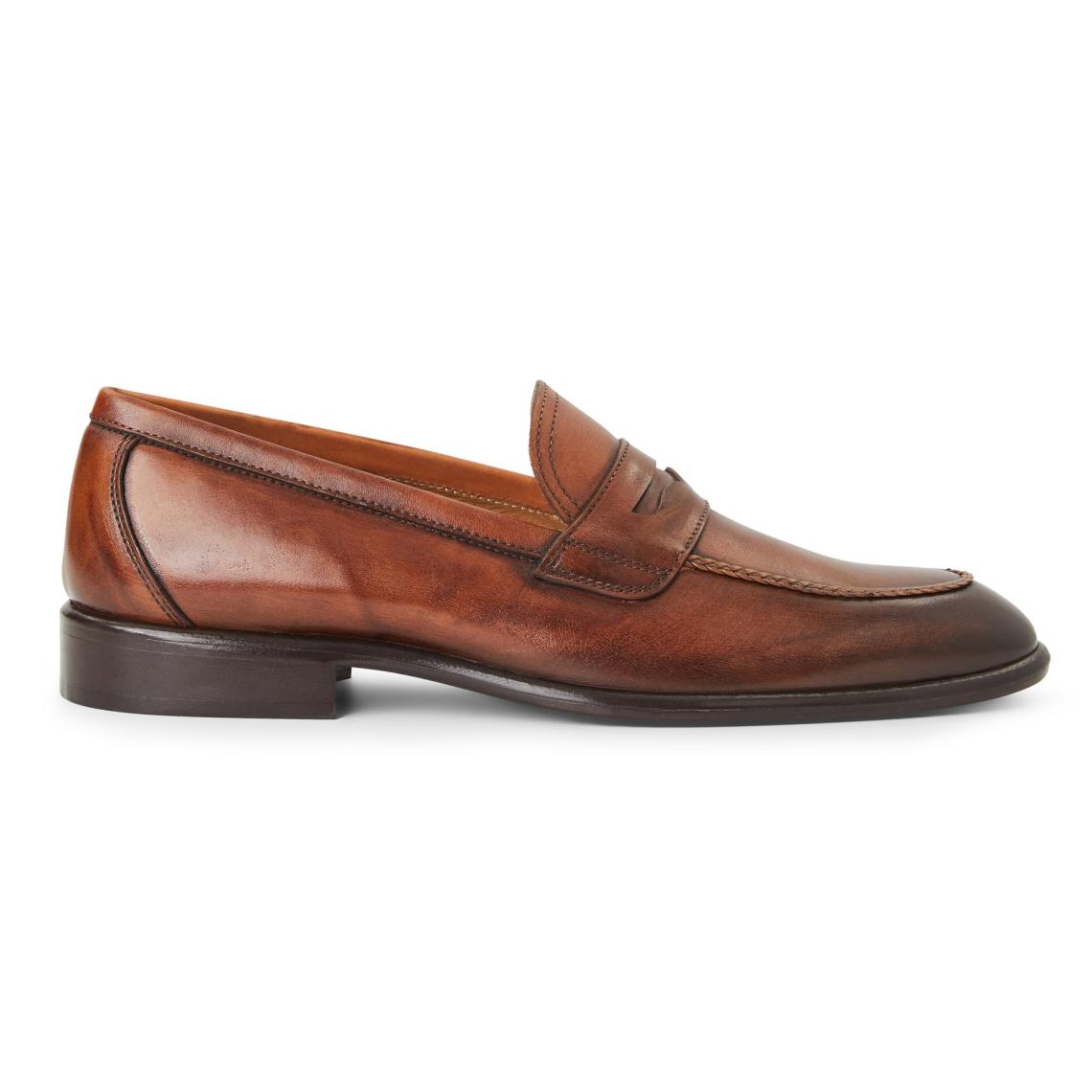 Bruno Magli Loafers &amp; Slip-ons | Men Arden Braided Leather Loafer-Cognac