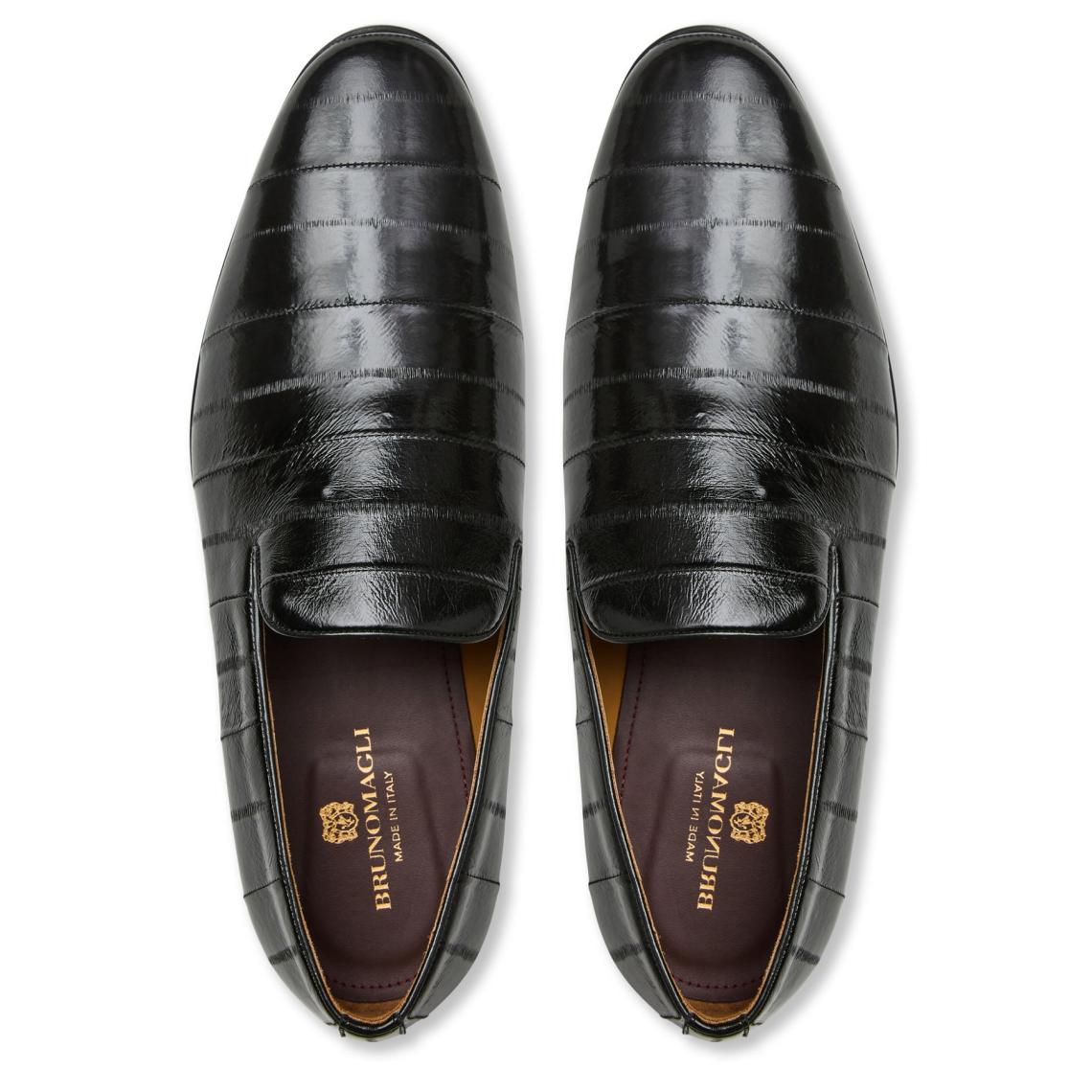 Bruno Magli Loafers &amp; Slip-ons | Men Bellino Leather Loafer- Black Eel