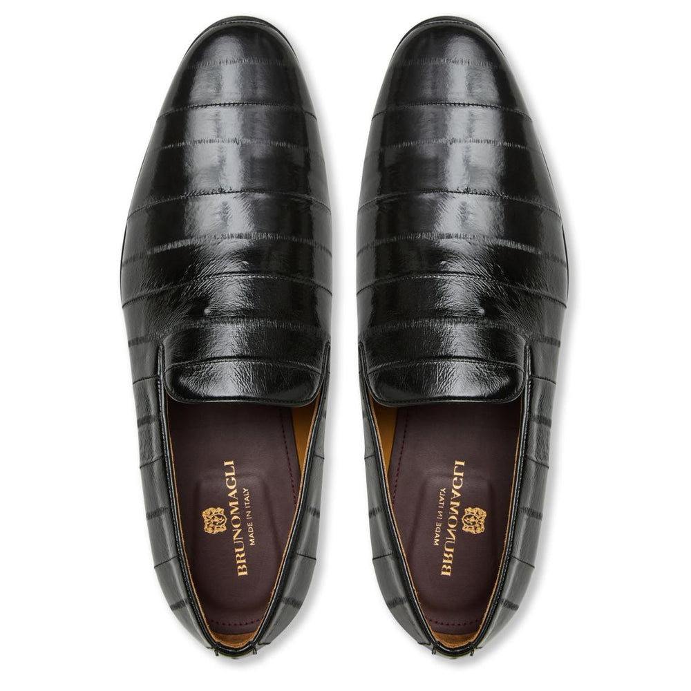 Bruno Magli Loafers &amp; Slip-ons | Men Bellino Leather Loafer- Black Eel