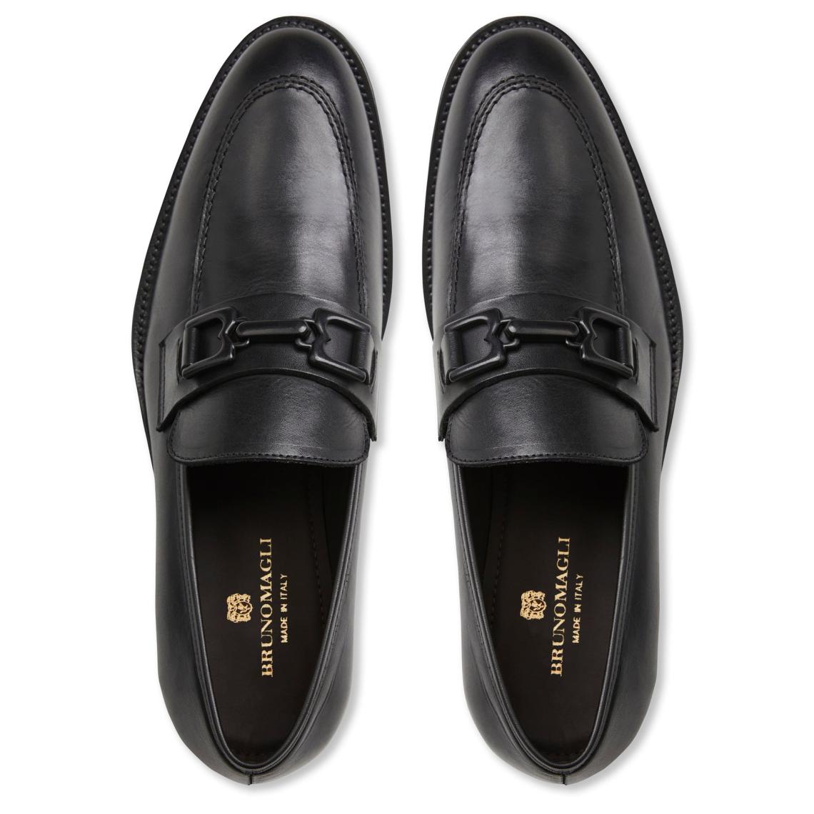 Bruno Magli Loafers &amp; Slip-ons | Men Corrado Bit Leather Loafer-Black