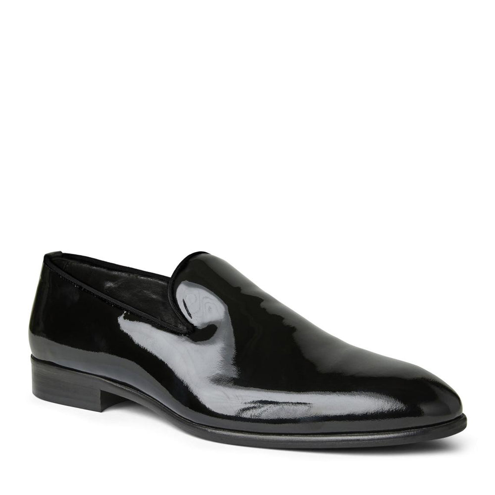 Bruno Magli Loafers &amp; Slip-ons | Men Danilo A-Line Patent Leather Smoking Slipper-Black