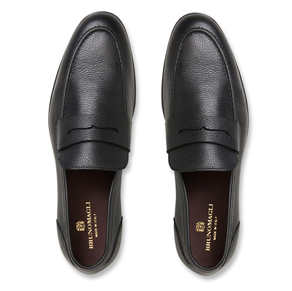 Bruno Magli Loafers &amp; Slip-ons | Men LASTRA SLIP-ON LEATHER LOAFER-BLACK