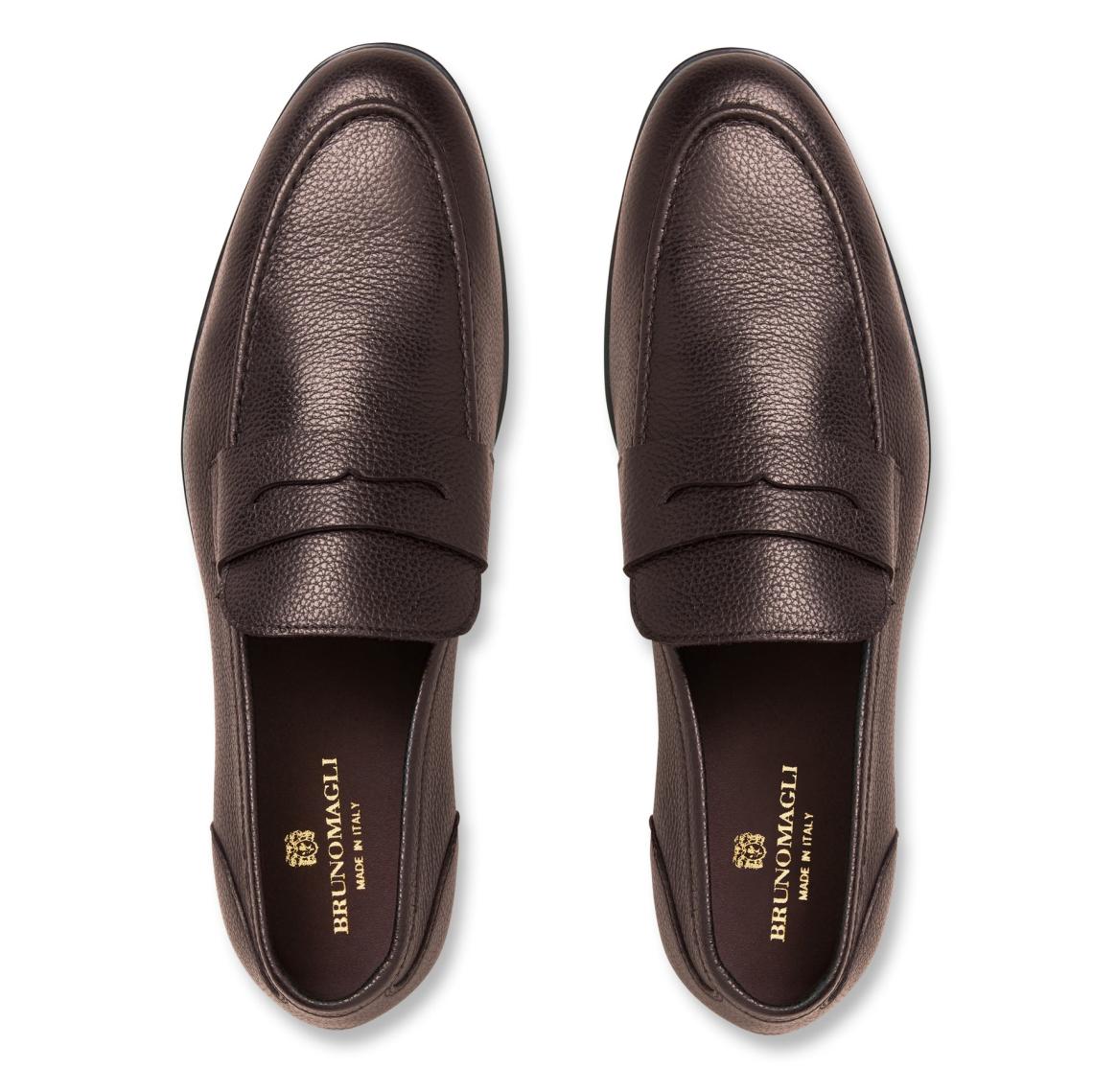 Bruno Magli Loafers &amp; Slip-ons | Men Lastra Slip On Leather Loafer-Brown