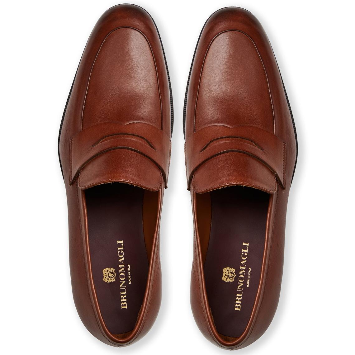 Bruno Magli Loafers &amp; Slip-ons | Men Maioco Slip On Loafer Cognac Leather