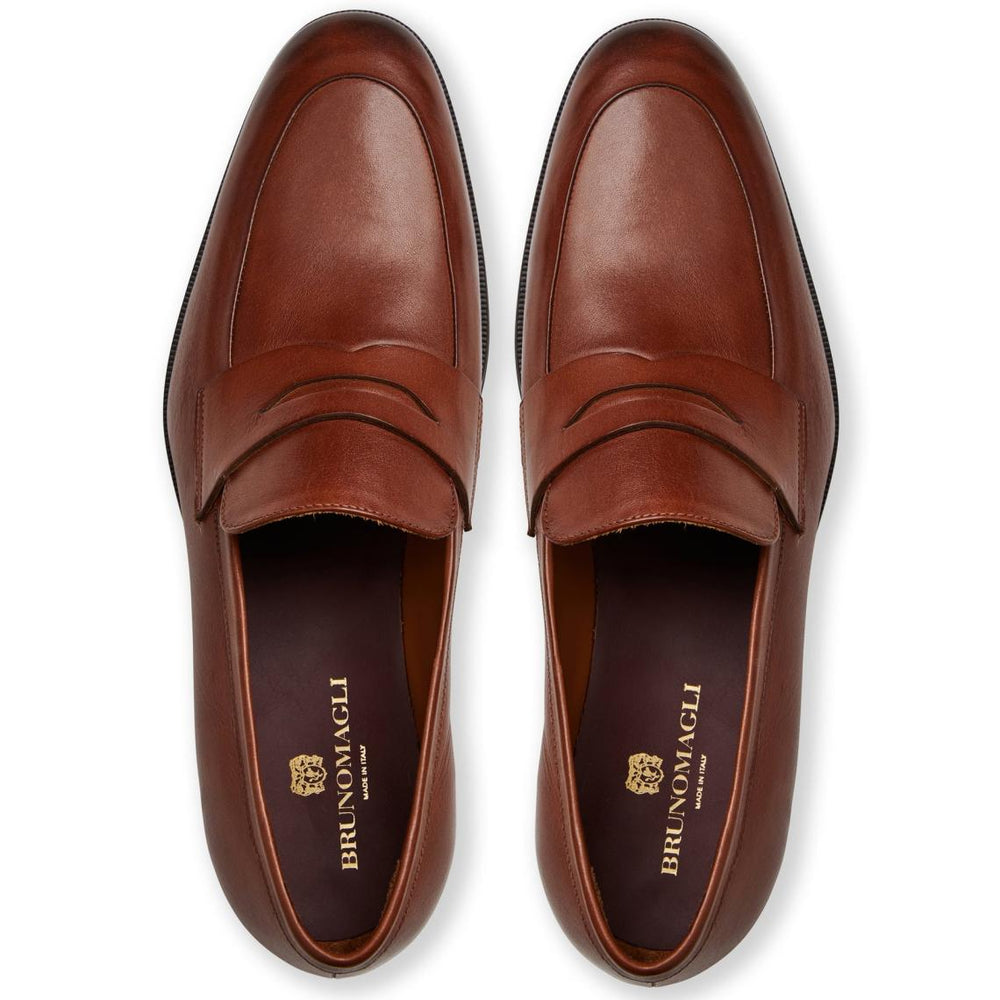 Bruno Magli Loafers &amp; Slip-ons | Men Maioco Slip On Loafer Cognac Leather