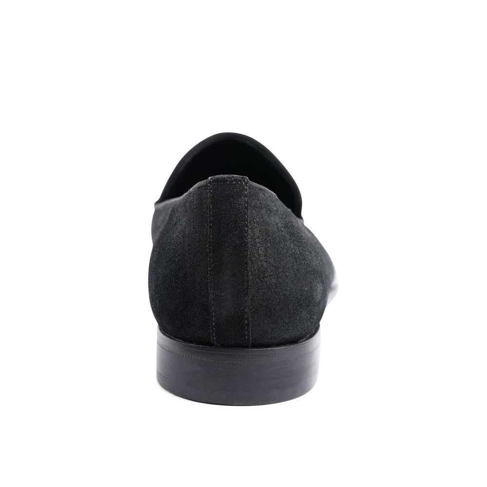 Bruno Magli Loafers &amp; Slip-ons | Men Monet A-Line Patent Suede Smoking Slipper - Black