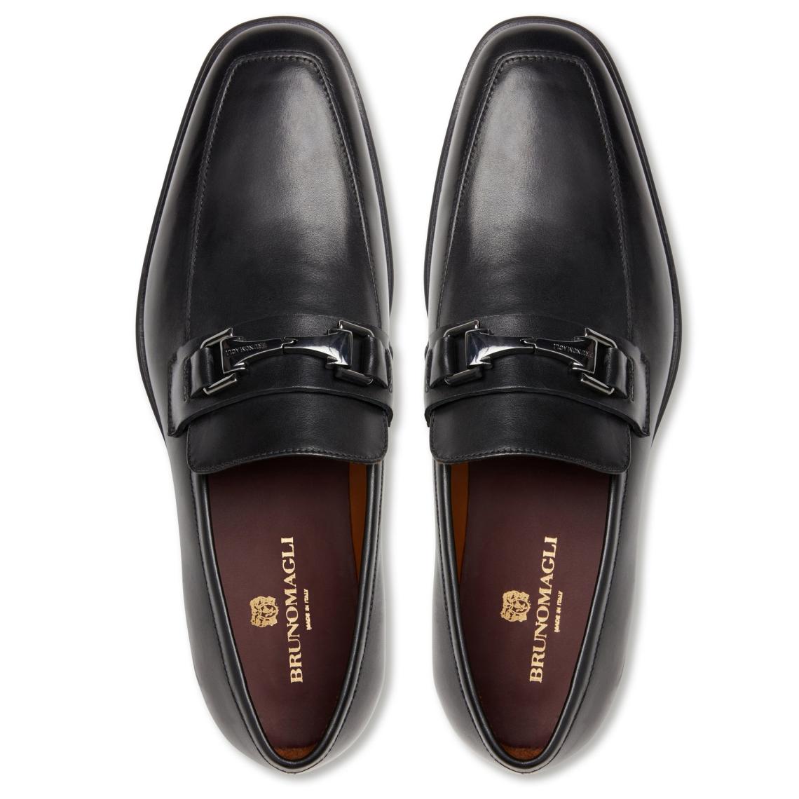 Bruno Magli Loafers &amp; Slip-ons | Men Raging Bit Leather Loafer-Black