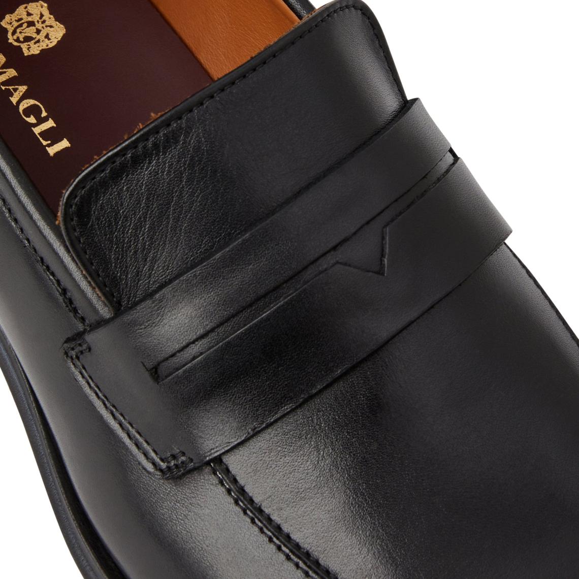 Bruno Magli Loafers &amp; Slip-ons | Men Raging Leather Penny Loafer- Black