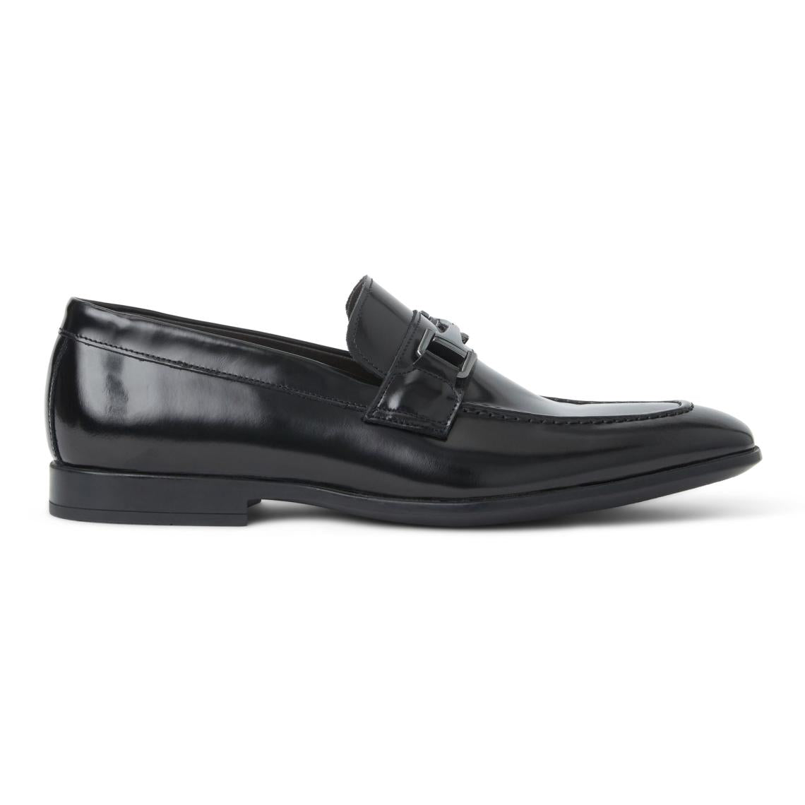 Bruno Magli Loafers &amp; Slip-ons | Men Saffo Slip On Black Bit Loafer Black Leather