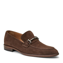 Bruno Magli Loafers &amp; Slip-ons | Men Sante Double Gore Classic Bit Loafer-Brown Suede