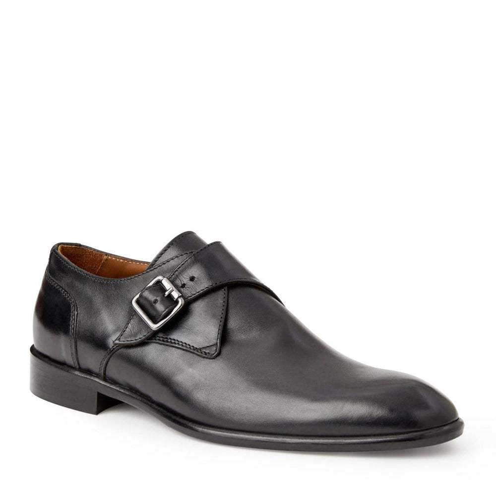Bruno Magli Loafers &amp; Slip-ons | Men Solero Classic Leather Single Monk Strap-Black