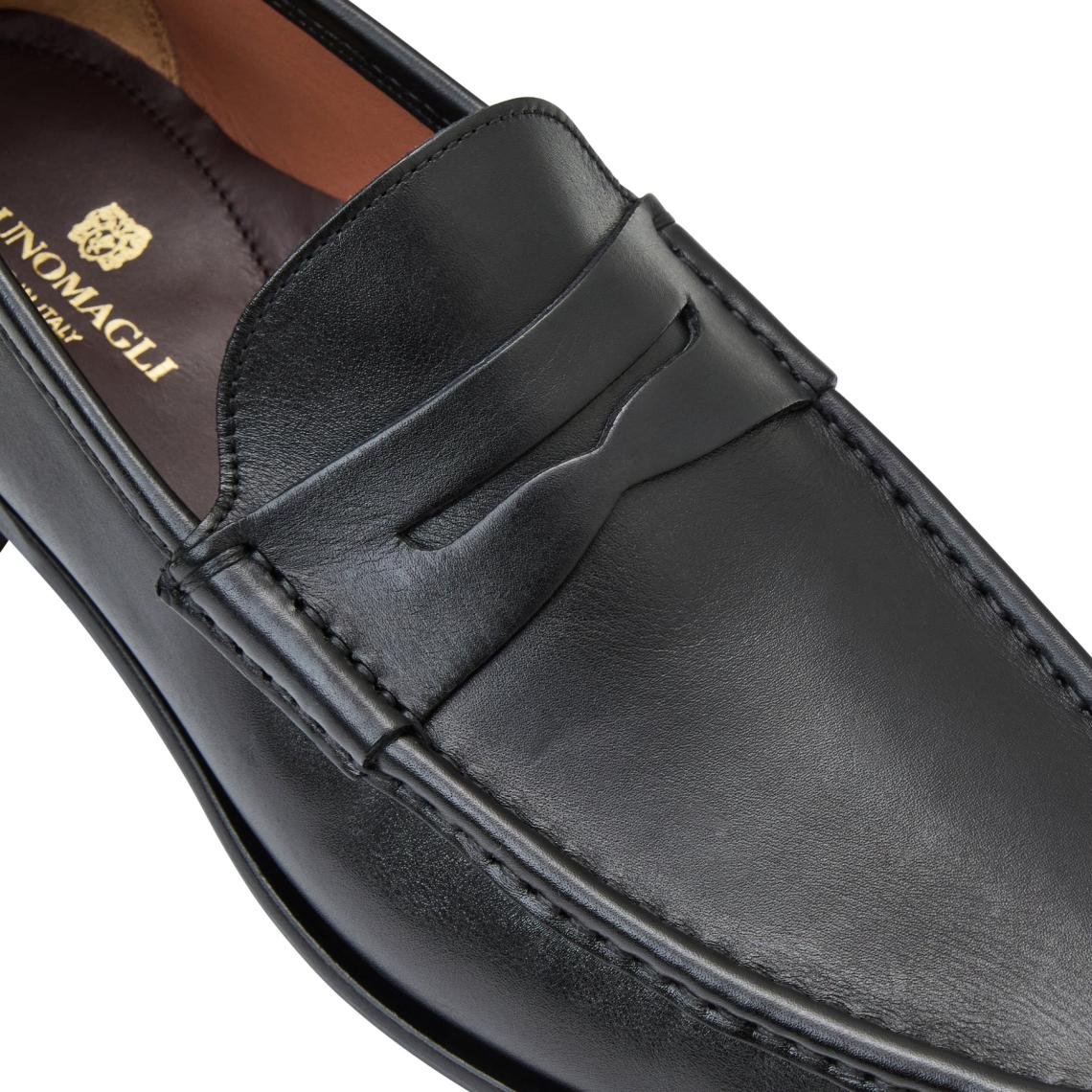 Bruno Magli Loafers &amp; Slip-ons | Men Tonio Slip On Loafer- Black Nappa Leather