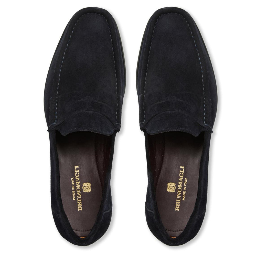Bruno Magli Loafers &amp; Slip-ons | Men Tonio Slip On Loafer- Navy Suede