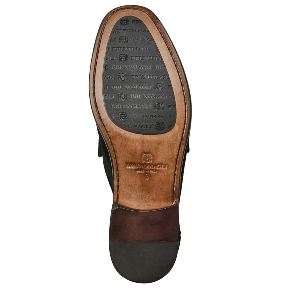 Bruno Magli Loafers &amp; Slip-ons | Men Trieste Classic Suede Loafer- Black Suede