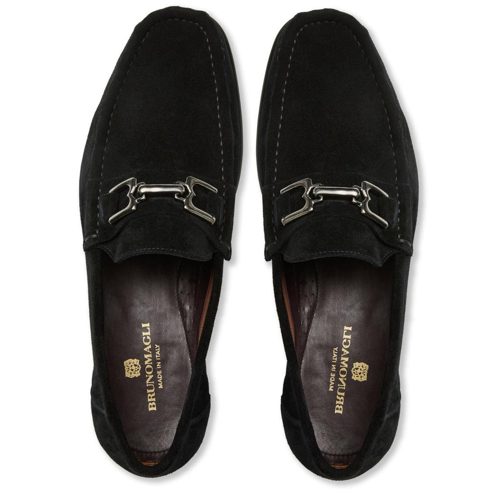 Bruno Magli Loafers &amp; Slip-ons | Men Trieste Classic Suede Loafer- Black Suede