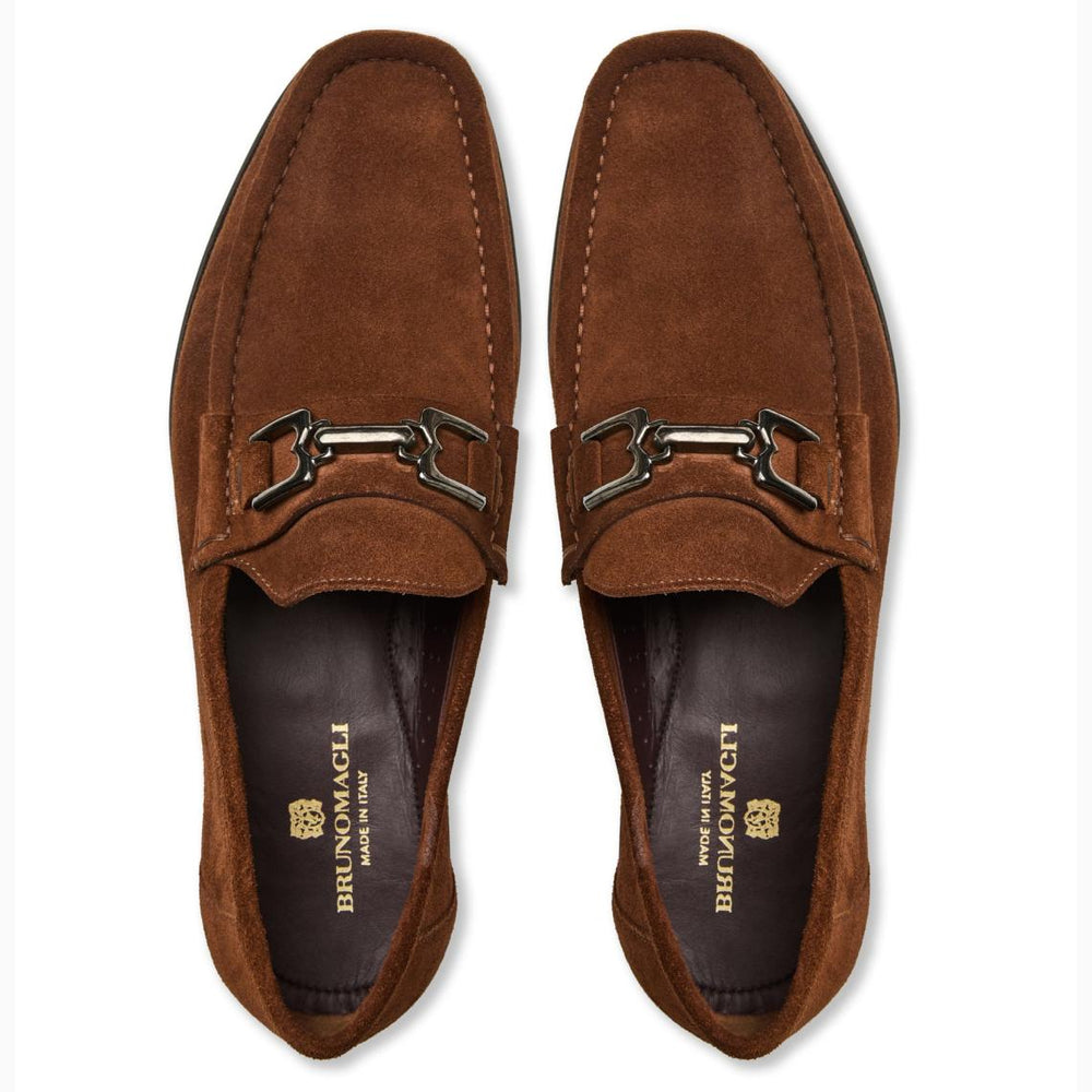 Bruno Magli Loafers &amp; Slip-ons | Men Trieste Classic Suede Loafer- Cognac