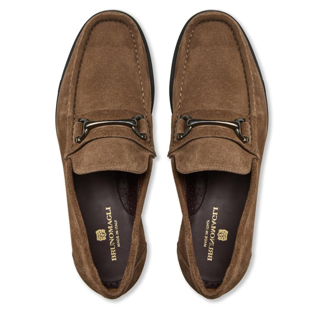 Bruno Magli Loafers &amp; Slip-ons | Men Veneto Bit Slip On Loafer-Taupe Suede