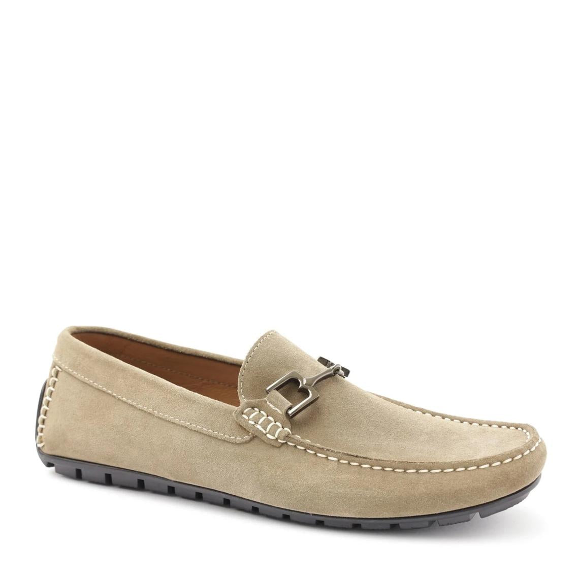 Bruno Magli Loafers &amp; Slip-ons | Men Xander Suede Driving Moccasin - Taupe