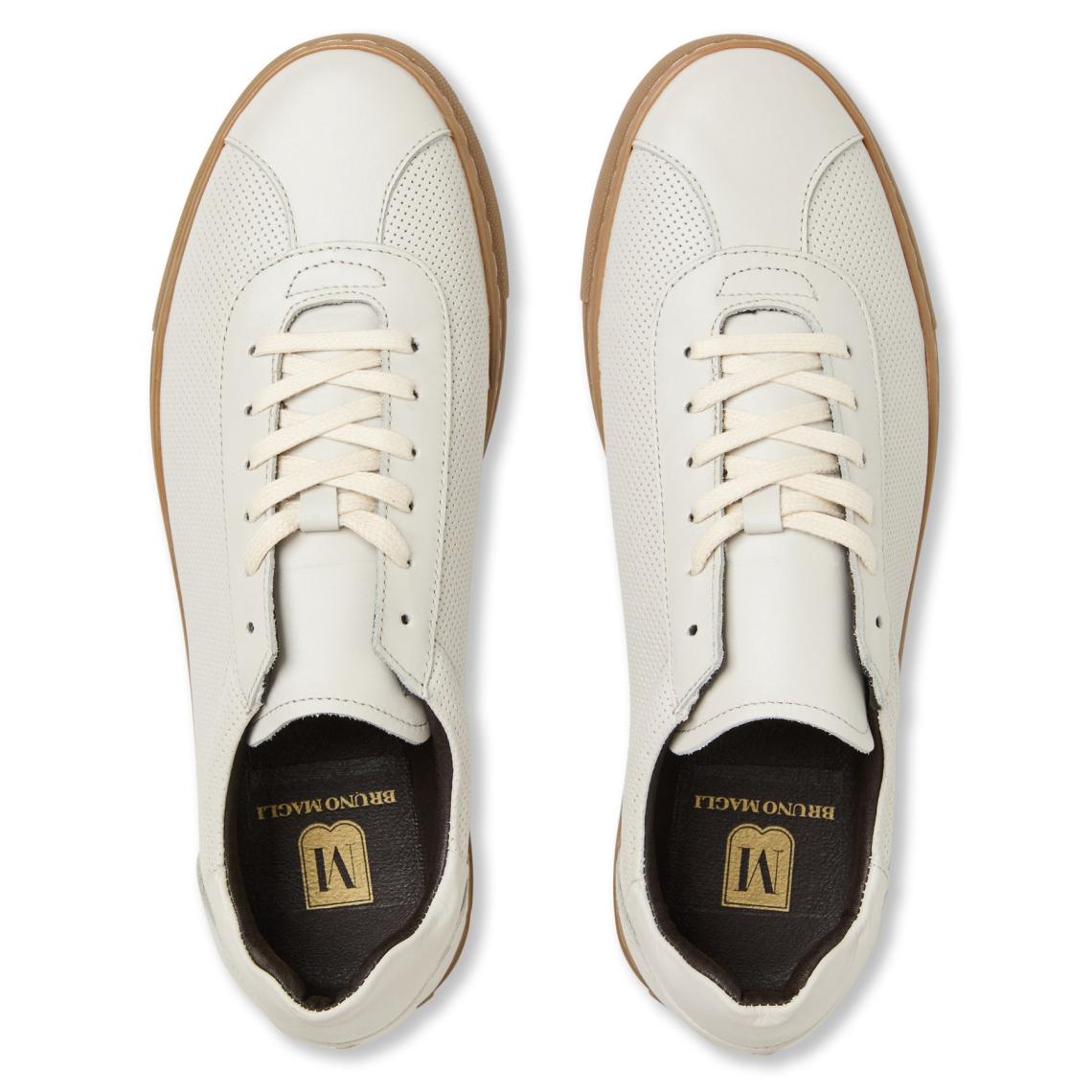 Bruno Magli M BY BRUNO MAGLI | Men Nate Leather Sneaker - Off White