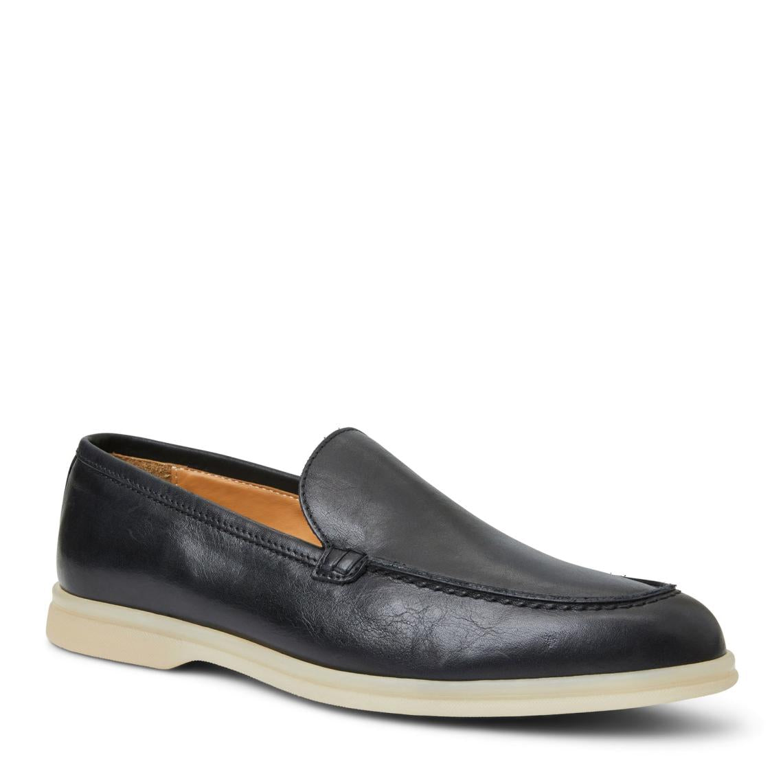 Bruno Magli M BY BRUNO MAGLI | Men Primo Casual Slip On Loafer Black Leather