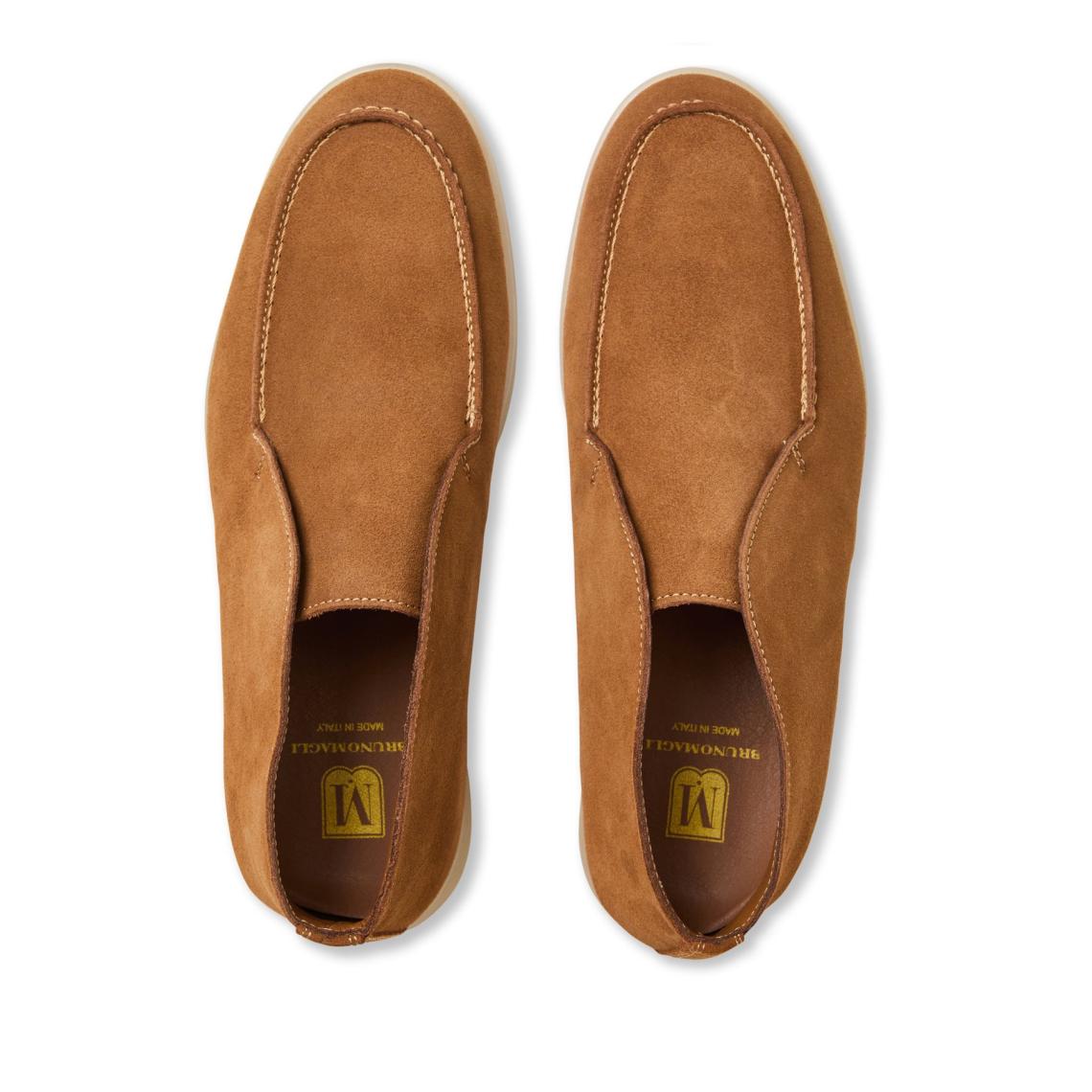 Bruno Magli M BY BRUNO MAGLI | Men Primo Hi Chukka - Cognac Suede M By Bruno Magli