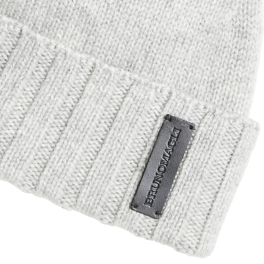 Bruno Magli Men's Cold Weather | Men/Women Cashmere Rib Cuff Hat - Grey
