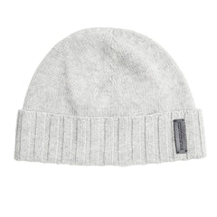 Bruno Magli Men's Cold Weather | Men/Women Cashmere Rib Cuff Hat - Grey