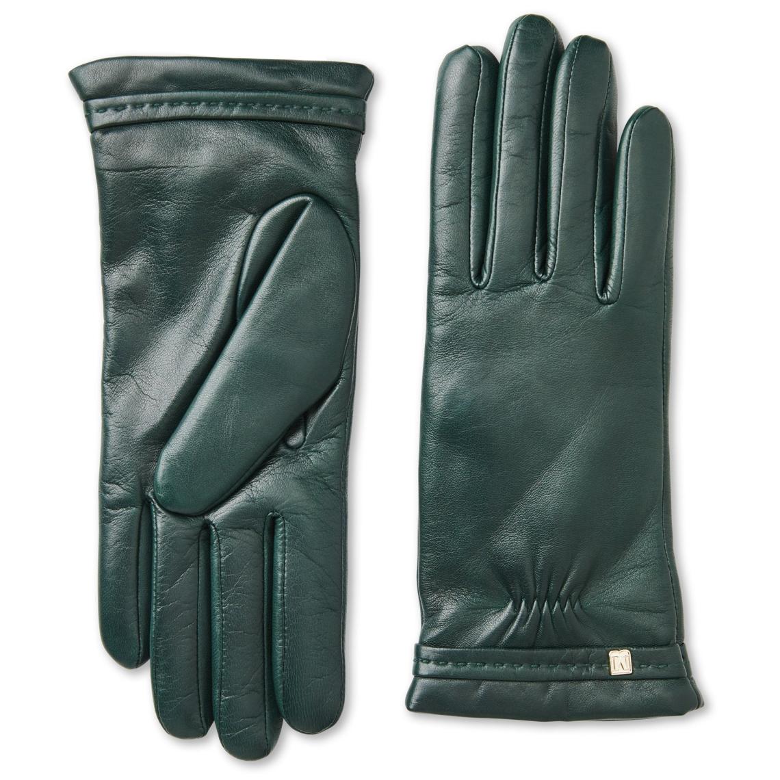 Bruno Magli Men's Cold Weather | Men/Women CLASSIC LEATHER GLOVE-GREEN