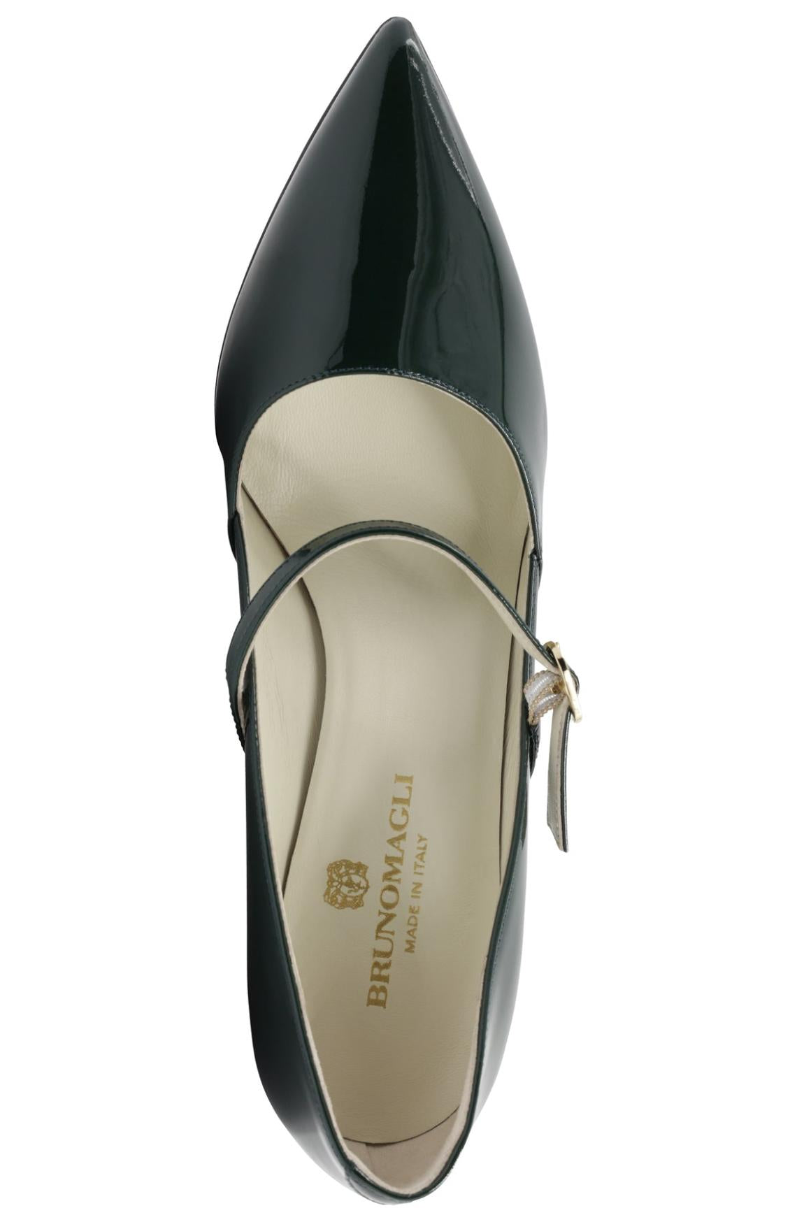 Bruno Magli Pumps | Women Gemma Mary-Jane Leather Pump - Emerald Patent