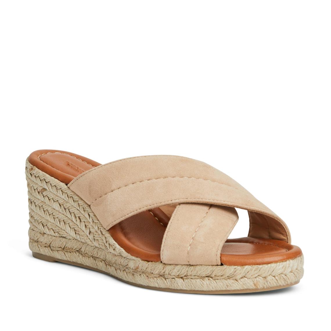 Bruno Magli Sandals &amp; Slides | Women EVA Wedge Heel SAND SUEDE