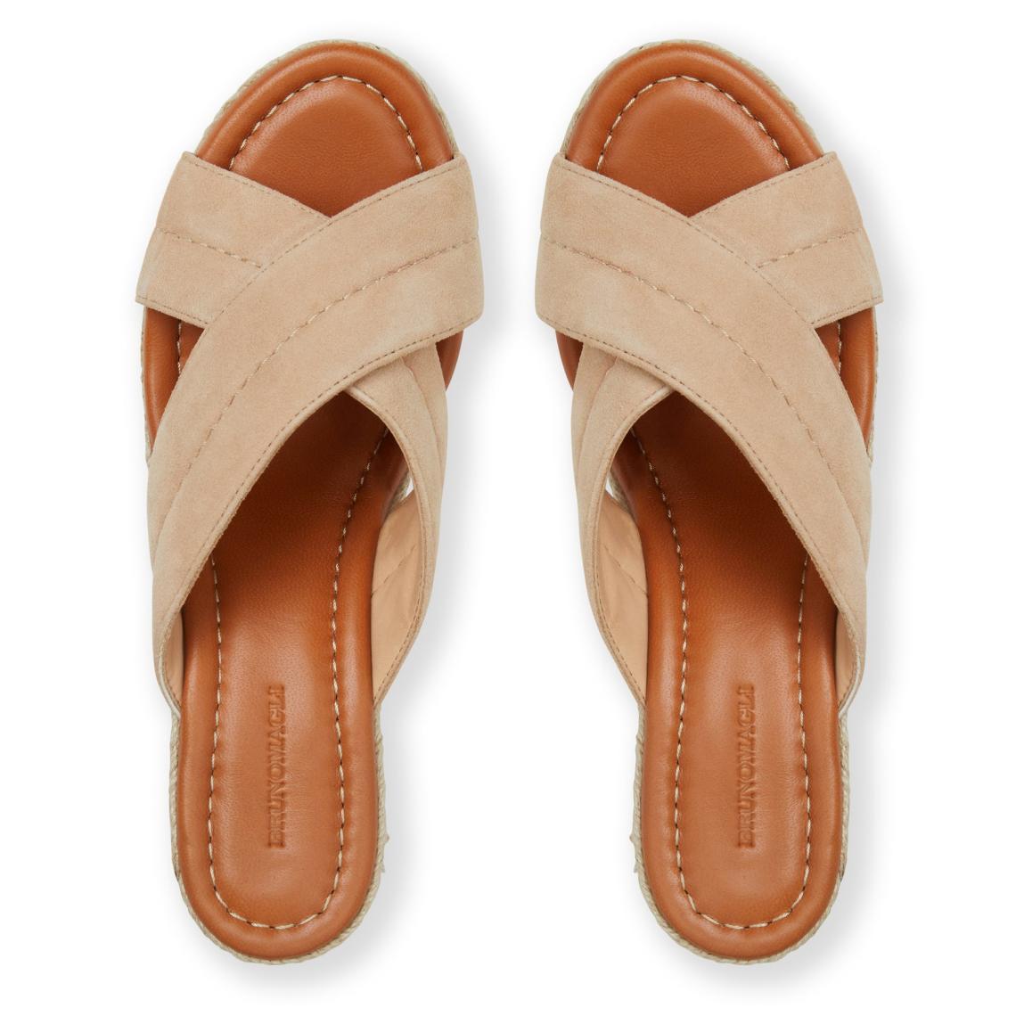 Bruno Magli Sandals &amp; Slides | Women EVA Wedge Heel SAND SUEDE