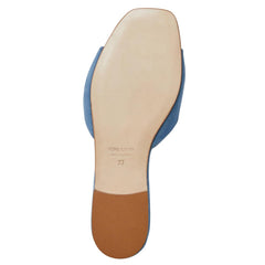 Bruno Magli Sandals &amp; Slides | Women FABIA Single Banded Slide LIGHT BLUE SUEDE
