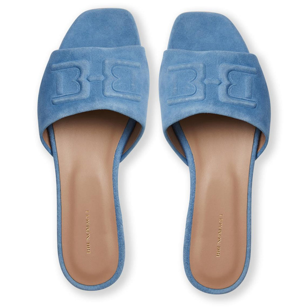 Bruno Magli Sandals &amp; Slides | Women FABIA Single Banded Slide LIGHT BLUE SUEDE