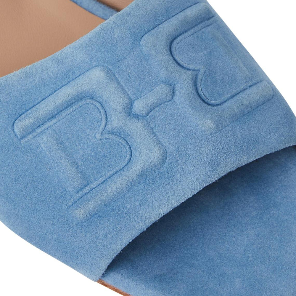 Bruno Magli Sandals &amp; Slides | Women FABIA Single Banded Slide LIGHT BLUE SUEDE
