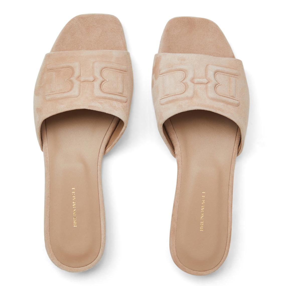 Bruno Magli Sandals &amp; Slides | Women FABIA Single Banded Slide SAND SUEDE