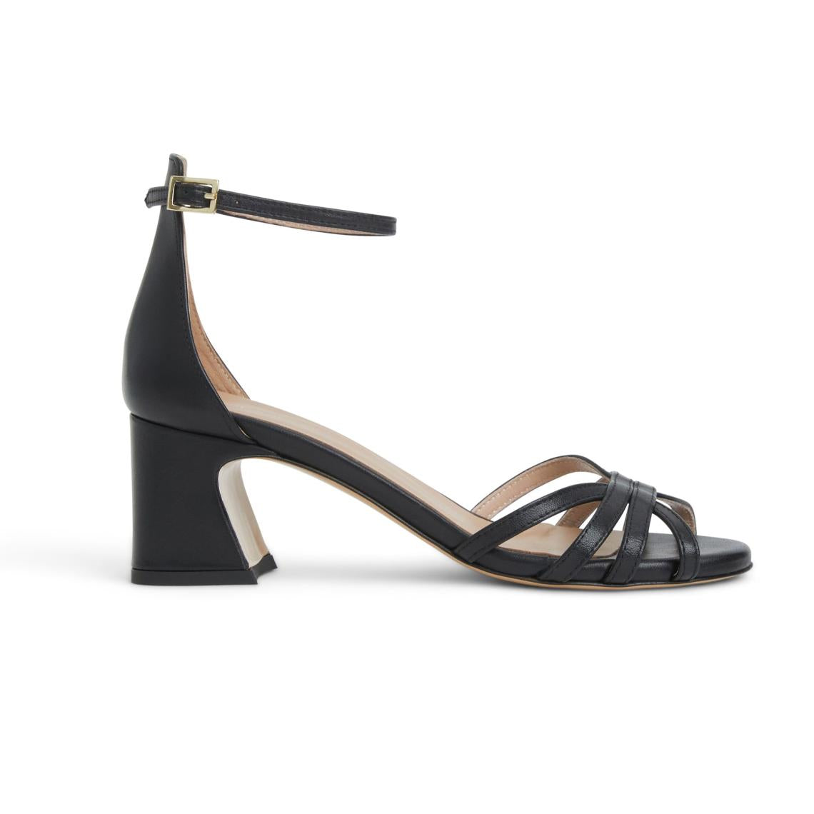Bruno Magli Sandals &amp; Slides | Women FELICITY Strapped Sandal Low Heel BLACK