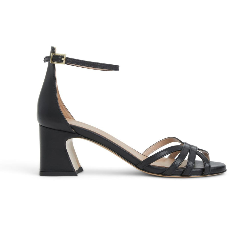 Bruno Magli Sandals &amp; Slides | Women FELICITY Strapped Sandal Low Heel BLACK