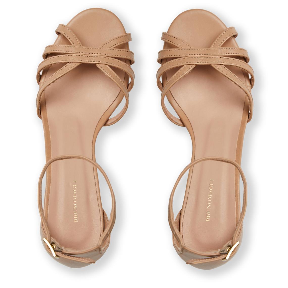Bruno Magli Sandals &amp; Slides | Women FELICITY Strapped Sandal Low Heel SAND