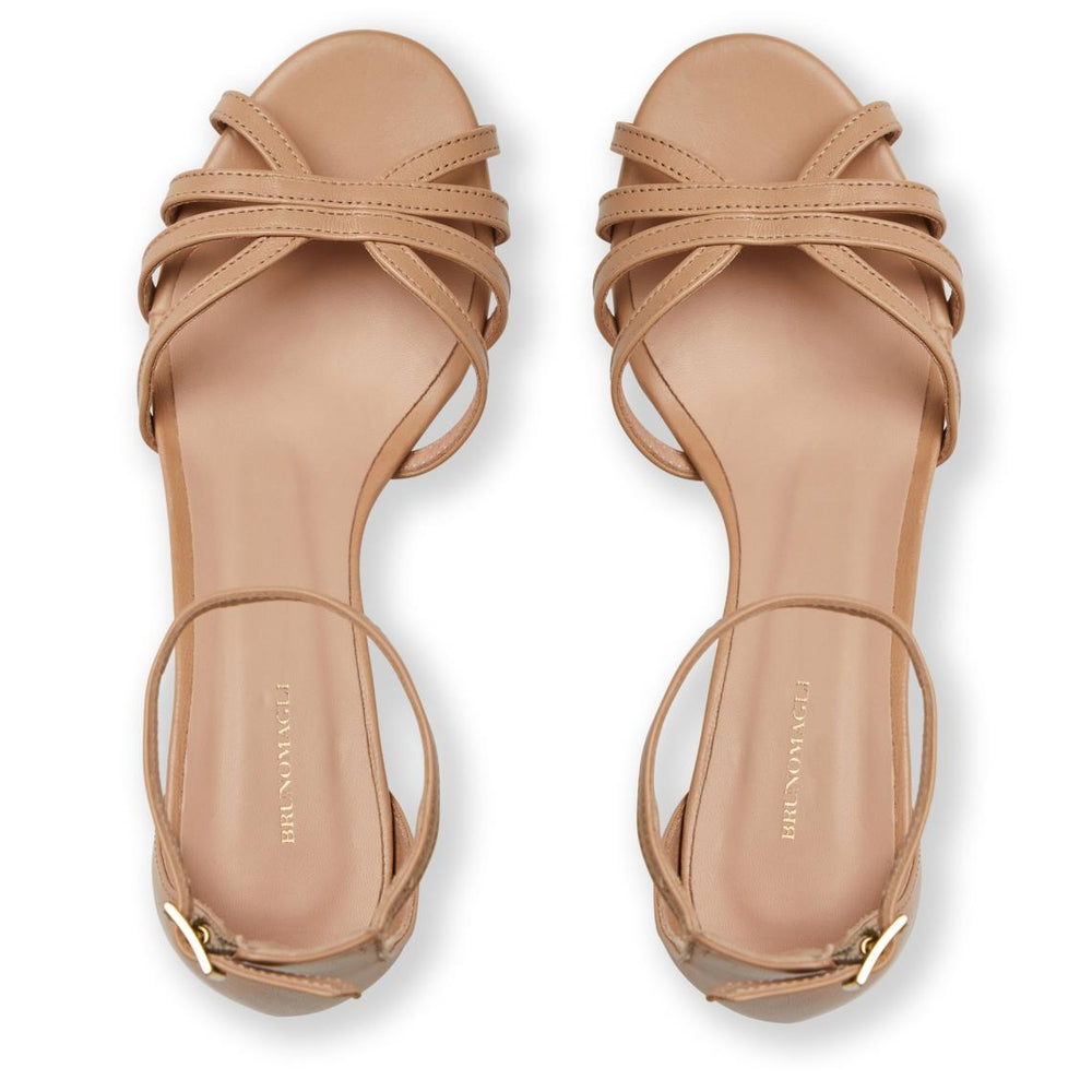 Bruno Magli Sandals &amp; Slides | Women FELICITY Strapped Sandal Low Heel SAND