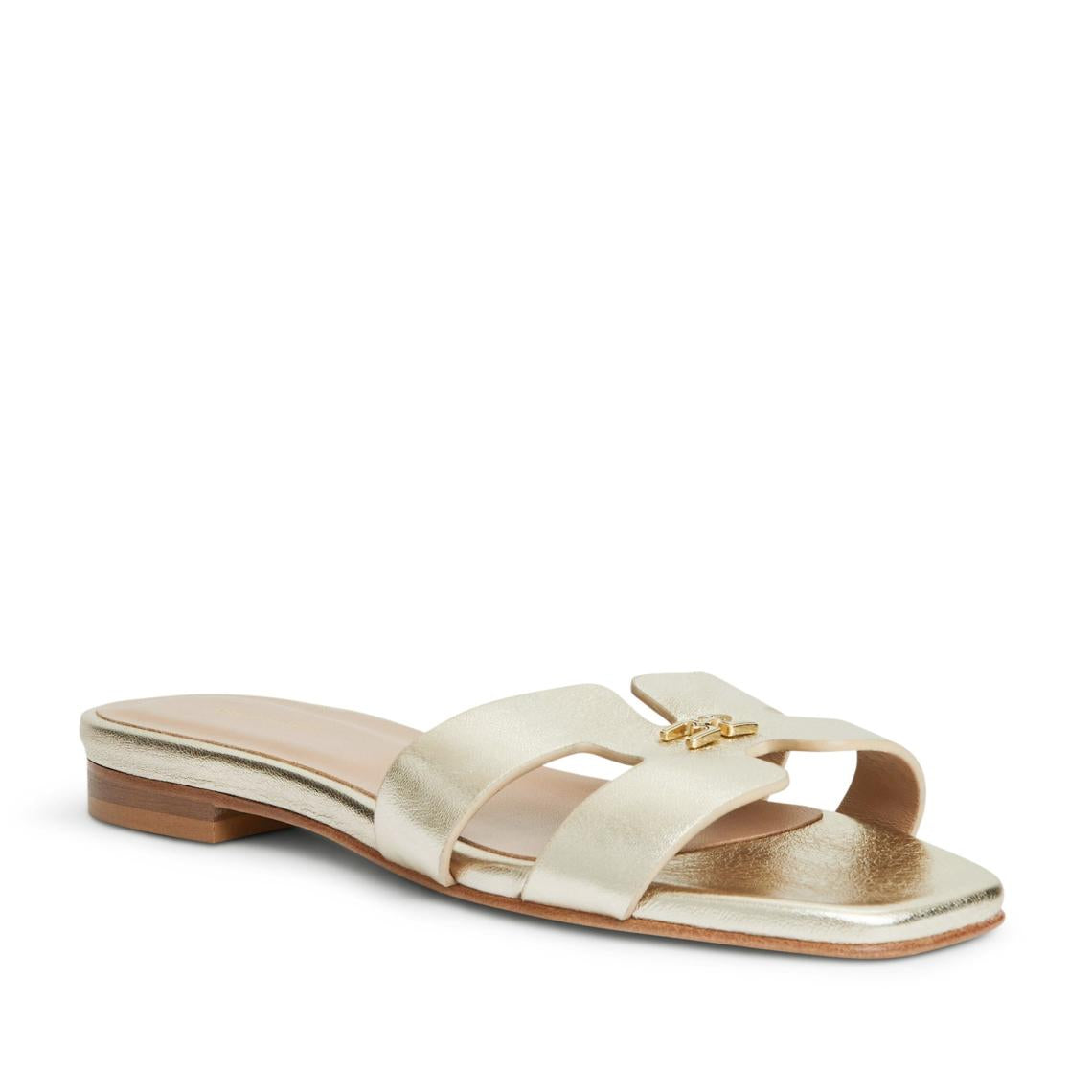 Bruno Magli Sandals &amp; Slides | Women FINA Single Band Sandal GOLD METALLIC
