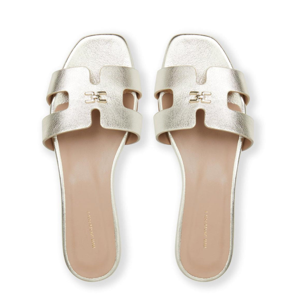 Bruno Magli Sandals &amp; Slides | Women FINA Single Band Sandal GOLD METALLIC