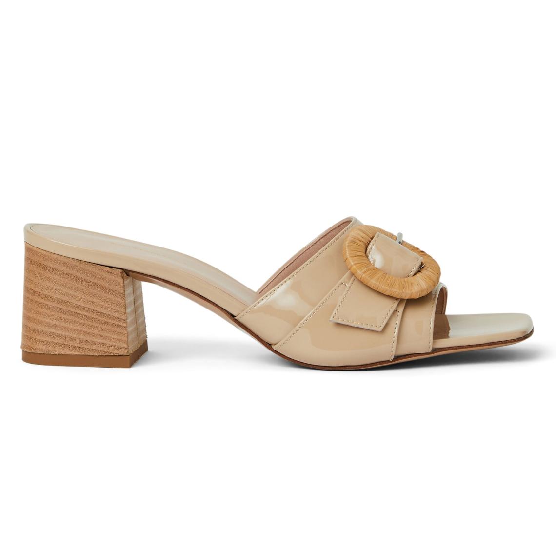 Bruno Magli Sandals &amp; Slides | Women PAGE Single Band Sandal BEIGE PATENT